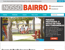 Tablet Screenshot of jornalnossobairro.com